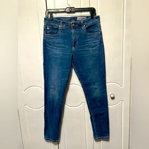 AG The Farrah High Rise Skinny Ankle Jeans Size 30R